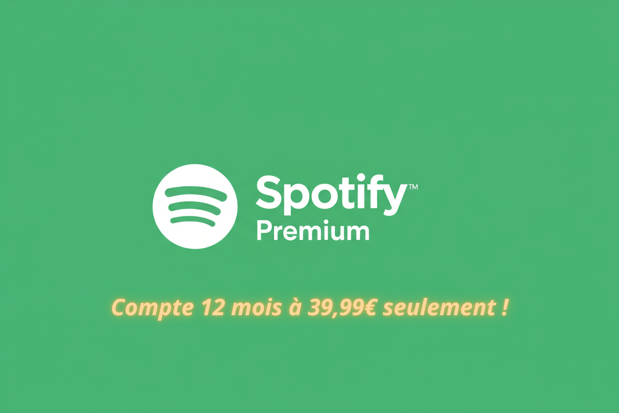 Spotify Premium 12 Mois Compte Global